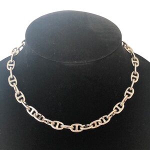 Unique Silver Metal Necklace
